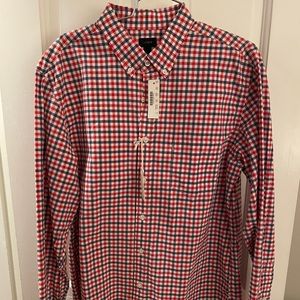 Men’s J.Crew checkered cotton shirt 100% cotton L